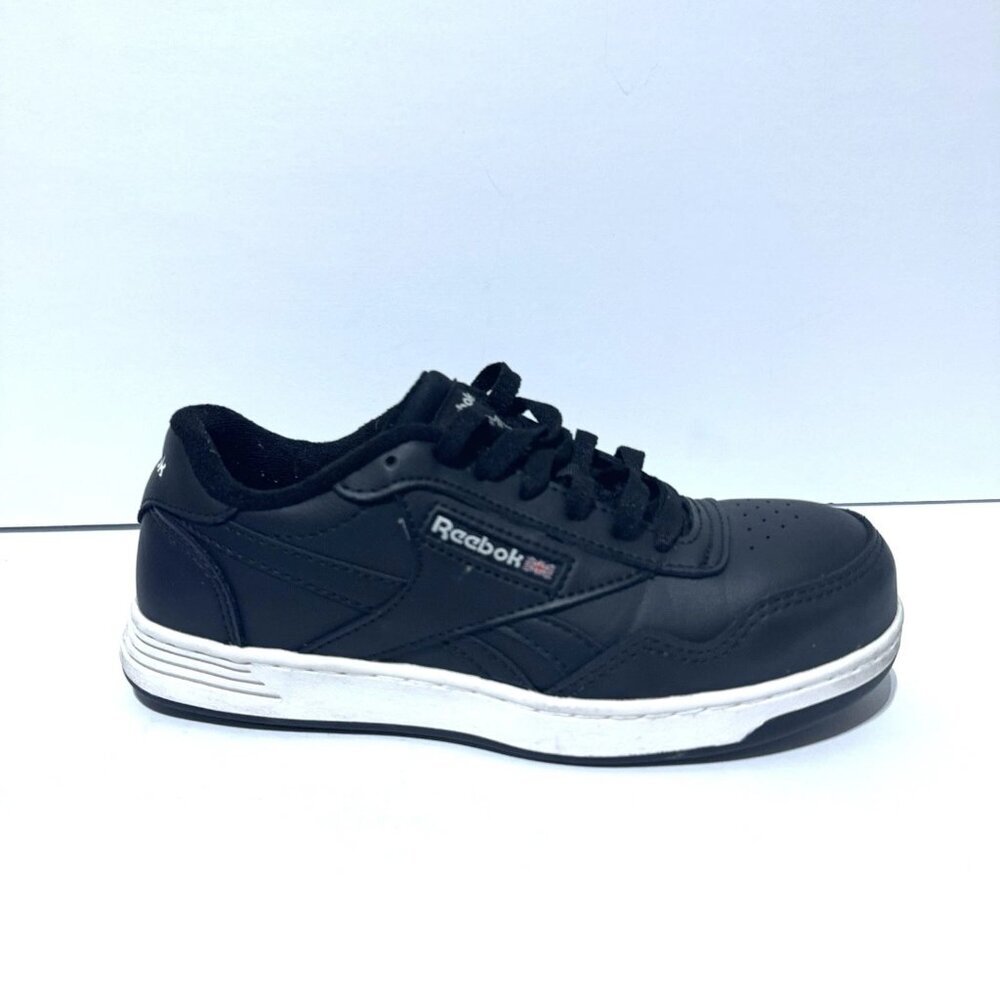 Reebok Womens Club Memt Work Sneaker Black Size 7W